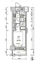 RELUXIATOKYONORTHGATE 1Kの間取図画像