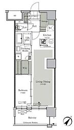 ParkCube西ヶ原STAGE 1LDKの間取図画像