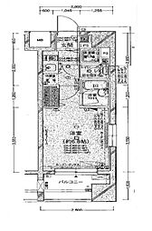 パレステュディオDOLCE本駒込 1Kの間取図画像