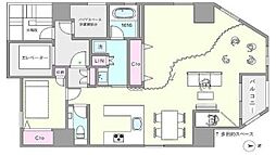 アーバングリーン 1SLDKの間取図画像