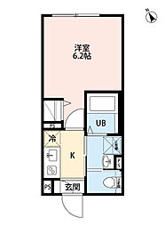 robot home 大塚 1Kの間取図画像