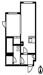 crostone西巣鴨 1LDKの間取図画像