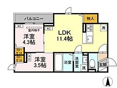 物件の間取り