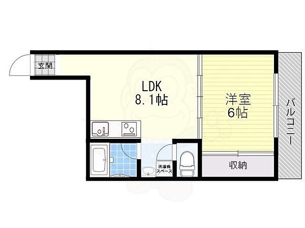 庄内フラッツ ｜大阪府豊中市野田町(賃貸マンション1DK・3階・34.68㎡)の写真 その2