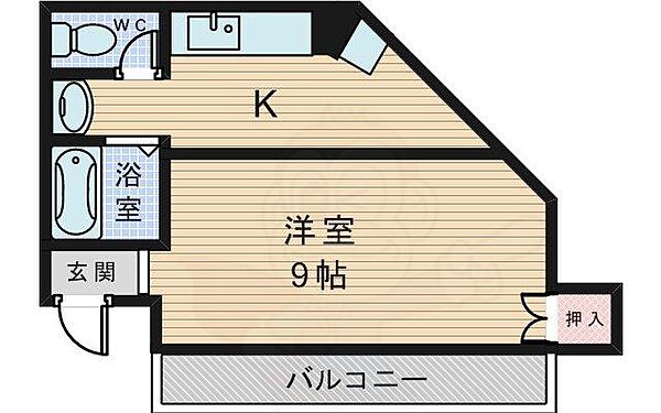 大阪府豊中市螢池南町２丁目(賃貸マンション1K・3階・25.00㎡)の写真 その2