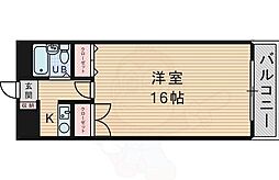 南桜塚ビル 1Kの間取図画像