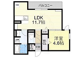 アリビオ蛍池  ｜ 大阪府豊中市螢池北町１丁目6番（賃貸アパート1LDK・2階・40.39㎡） その2