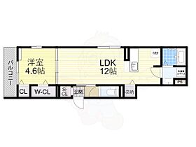 アリビオ蛍池  ｜ 大阪府豊中市螢池北町１丁目6番3号（賃貸アパート1LDK・3階・40.46㎡） その2