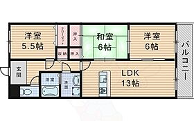 日恵ハイツ E棟  ｜ 大阪府豊中市東泉丘１丁目（賃貸マンション3LDK・3階・70.79㎡） その2