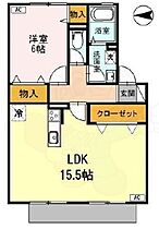 大阪府豊中市旭丘（賃貸マンション1LDK・1階・53.44㎡） その2