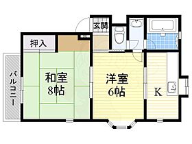 マンション島江  ｜ 大阪府豊中市島江町２丁目（賃貸マンション2K・3階・39.50㎡） その2