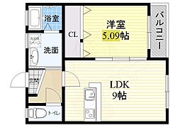 シェール中桜塚 2階