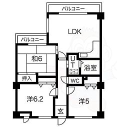 ユンヌホワイエ 3階/-