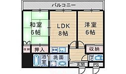 スカイハイツ緑地 3階/-