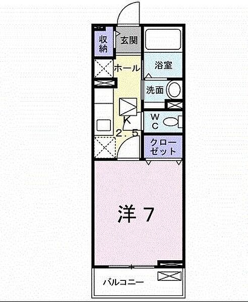 サンハイツ　フルール 102｜和歌山県海南市船尾(賃貸アパート1K・1階・26.11㎡)の写真 その2