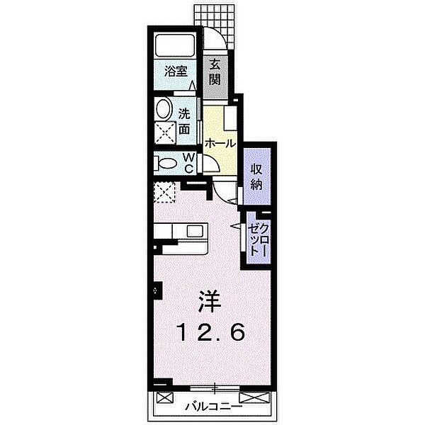 サニーブライト 103｜和歌山県和歌山市北野(賃貸アパート1R・1階・35.27㎡)の写真 その2