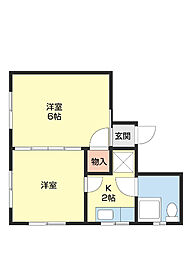 ツバキマンション 3階/3-A