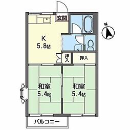 上松ハイツ 2階