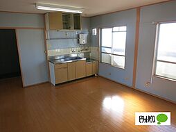 戸根マンション 406 4階2LDKのリビング/ダイニング