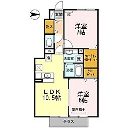 D-room内原　B棟 1階