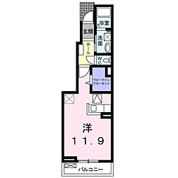 コートジュネスB 1階