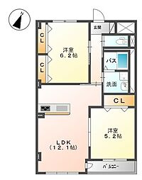 ソレアードII 1階