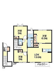 間取図画像 3LDK