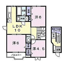 ソレイユM 2階