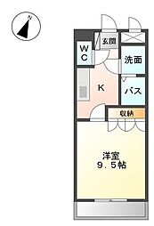 グランチェスタ1 1Kの間取図画像