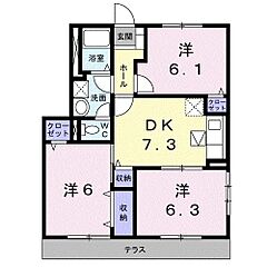 物件の間取り