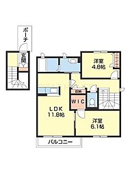 シャーメゾンふじいI 2階