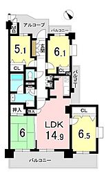 間取図画像 4LDK