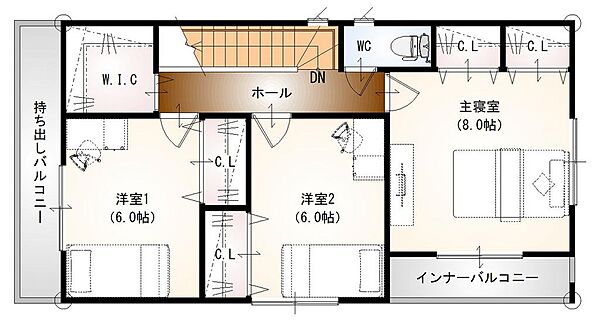 間取りを拡大表示