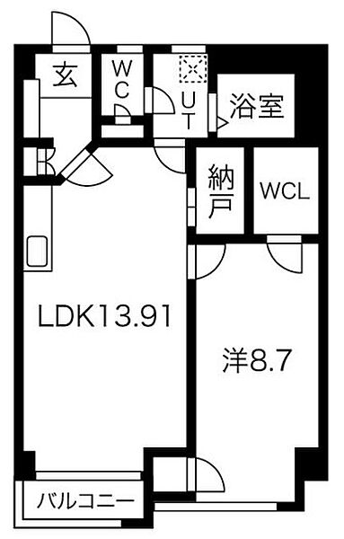 コンダクトヴィレッジ薬院 ｜福岡県福岡市中央区薬院3丁目(賃貸マンション1LDK・3階・52.80㎡)の写真 その2