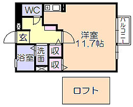 エクセル東合川 202 ｜ 福岡県久留米市東合川２丁目（賃貸アパート1R・2階・29.70㎡） その2