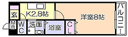 プロスペールS 1Kの間取図画像