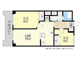 清友ビルA棟 A305 ｜ 大分県大分市大津町１丁目22番12号（賃貸アパート2LDK・3階・55.87㎡） その2