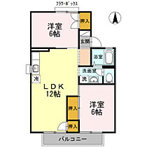 セジュール六本松Ａ棟 202 ｜ 大分県大分市大字津留1947番3号（賃貸アパート2LDK・2階・53.67㎡） その2