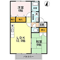 ベルシャルム 202 ｜ 大分県大分市大津町１丁目9番22号（賃貸アパート2LDK・2階・53.45㎡） その2