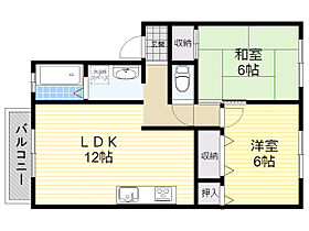 セジュール秋月B棟 202 ｜ 大分県大分市大字羽田95番（賃貸アパート2LDK・2階・53.72㎡） その2