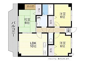 メゾンジュネス 201 ｜ 大分県大分市大字小池原1178番3号（賃貸アパート3LDK・2階・65.33㎡） その2