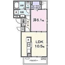 ウィンクルム田島2 203 ｜ 大分県大分市下郡中央２丁目117番（賃貸アパート1LDK・2階・40.13㎡） その2