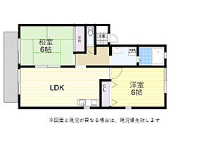 アーバン富岡　A棟 201 ｜ 大分県大分市大字津守2番（賃貸アパート2LDK・2階・50.42㎡） その2