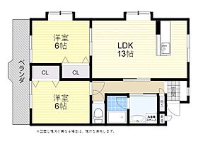 エクセル悦和8 303 ｜ 大分県大分市城南北２丁目881番1号（賃貸アパート2LDK・3階・58.59㎡） その2