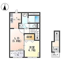 アイリス南大分2 203 ｜ 大分県大分市畑中１丁目詳細未定番（賃貸アパート1LDK・2階・42.34㎡） その2