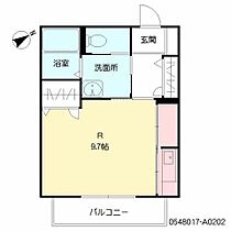 プチメゾン畑中2 A202 ｜ 大分県大分市畑中１丁目766番（賃貸アパート1R・2階・30.48㎡） その2