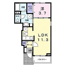 コモドワイズ 105 ｜ 大分県大分市大字古国府423番1号（賃貸アパート1LDK・1階・37.13㎡） その2