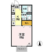 Ｓｅｊｏｕｒキャラ 106 ｜ 大分県別府市石垣西６丁目（賃貸アパート1K・1階・26.71㎡） その2