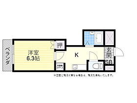 ダイアパレス佐野 713 ｜ 大分県大分市大字丹川佐野4429番（賃貸マンション1K・7階・21.75㎡） その2