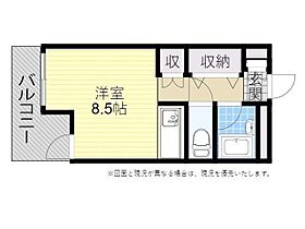 萱島ビル 303 ｜ 大分県大分市大在中央２丁目1番3号（賃貸マンション1R・3階・28.00㎡） その2